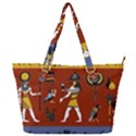Ancient Egyptian Religion Seamless Pattern Full Print Shoulder Bag View1