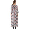 Seamless Pattern With Cross Lines Steering Wheel Anchor Button Up Boho Maxi Dress View2