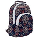 Ukrainian Folk Seamless Pattern Ornament Rounded Multi Pocket Backpack View2
