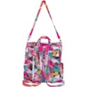 Color Pieces Crossbody Backpack View3