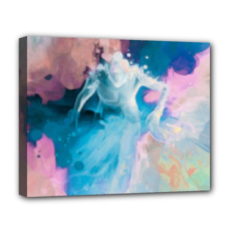 Colorful Beach Deluxe Canvas 20  X 16  (stretched)