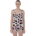 Gems Tie Front Two Piece Tankini View1