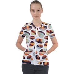 Gems Short Sleeve Zip Up Jacket