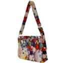 Colorful Choas Full Print Messenger Bag (L) View2