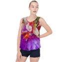 Poppy Flower Bubble Hem Chiffon Tank Top View1