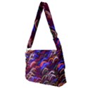 Fractal Rings Full Print Messenger Bag (M) View2