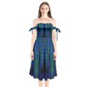 Glowleafs Shoulder Tie Bardot Midi Dress View1