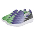 Zigzag Waves Women s Slip On Sneakers View2