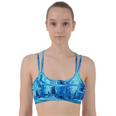 Blue Waves Line Them Up Sports Bra