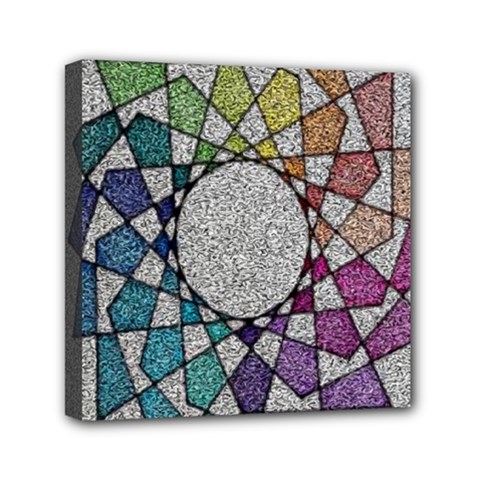 Wirldrawing Mini Canvas 6  X 6  (stretched)