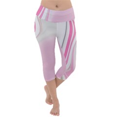 Modern Pink Lightweight Velour Capri Yoga Leggings