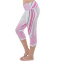 Modern Pink Lightweight Velour Capri Yoga Leggings View2