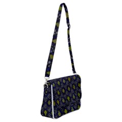 Color Abstract Cartoon Shoulder Bag With Back Zipper