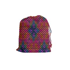 Hexxogons Drawstring Pouch (medium)