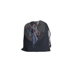 Illustration Drunk Astronaut Drawstring Pouch (xs)