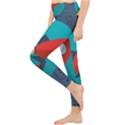 Rocket With Science Related Icons Image Lightweight Velour Classic Yoga Leggings View3
