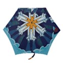 Spaceship Milkyway Galaxy Mini Folding Umbrellas View1