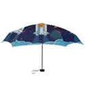 Spaceship Milkyway Galaxy Mini Folding Umbrellas View3
