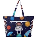 Boy Spaceman Space Rocket Ufo Planets Stars Simple Shoulder Bag View3