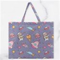 Outer Space Seamless Background Zipper Large Tote Bag View1