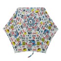 Monster Cool Seamless Pattern Mini Folding Umbrellas View1