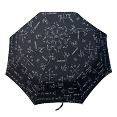 Mathematical Seamless Pattern With Geometric Shapes Formulas Folding Umbrellas by Vaneshart