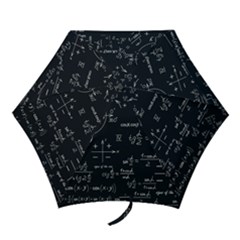 Mathematical Seamless Pattern With Geometric Shapes Formulas Mini Folding Umbrellas by Vaneshart