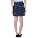 Mathematical Seamless Pattern With Geometric Shapes Formulas Tennis Skirt View2