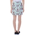 Seamless Pattern With Cute Sloths Relax Enjoy Yoga Tennis Skirt View2