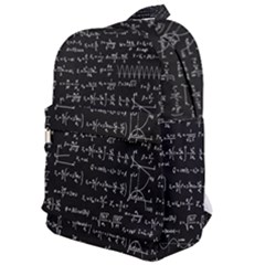 Math Equations Formulas Pattern Classic Backpack by Vaneshart