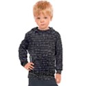 Math Equations Formulas Pattern Kids  Hooded Pullover View1