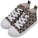 Swimmer 20s Blue Kids  Mid-Top Canvas Sneakers View2