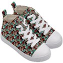 Swimmer 20s Blue Kids  Mid-Top Canvas Sneakers View3
