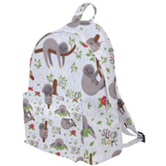 Seamless Pattern With Cute Sloths Sleep More The Plain Backpack by Vaneshart