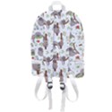 Seamless Pattern With Cute Sloths Sleep More Zip Bottom Backpack View3