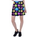 Seamless Background With Colorful Virus Tennis Skirt View1