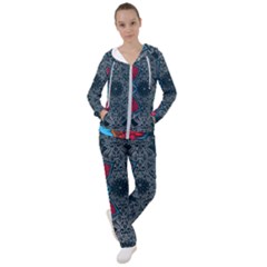 Abstract Decorative Background Ornament With Mosaic Elements Women s Tracksuit