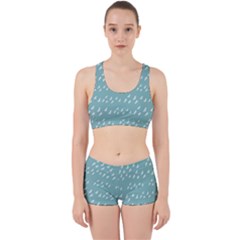 Group Of Birds Flying Graphic Pattern Work It Out Gym Set