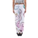 Cute Doodle Cartoon Seamless Pattern Women s Jogger Sweatpants View2