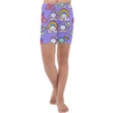 Cloud Seamless Pattern Kids  Lightweight Velour Capri Yoga Leggings View1