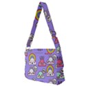Cloud Seamless Pattern Full Print Messenger Bag (M) View2