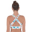 Birds Pattern Design Cross Back Sports Bra View2