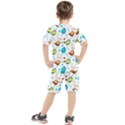 Birds Pattern Design Kids  Tee and Shorts Set View2