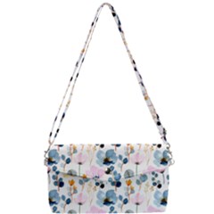 Watercolor Floral Seamless Pattern Removable Strap Clutch Bag by TastefulDesigns