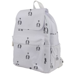 Love Symbol Drawing Top Flap Backpack by dflcprintsclothing