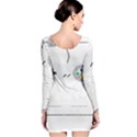 Ipaused2 Long Sleeve Velvet Bodycon Dress View2