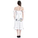 Ipaused2 Shoulder Tie Bardot Midi Dress View2