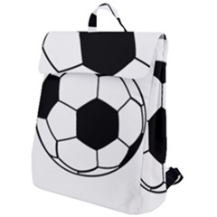 Soccer Lovers Gift Flap Top Backpack by ChezDeesTees