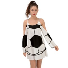 Soccer Lovers Gift Kimono Sleeves Boho Dress