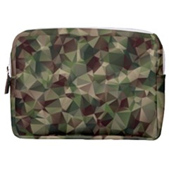 Abstract Vector Military Camouflage Background Make Up Pouch (medium) by Vaneshart